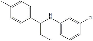 3-chloro-N-[1-(4-methylphenyl)propyl]aniline
