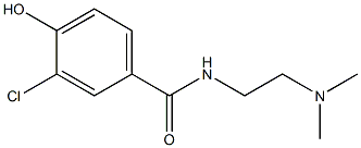 3-chloro-N-[2-(dimethylamino)ethyl]-4-hydroxybenzamide Structure