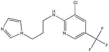 3-chloro-N-[3-(1H-imidazol-1-yl)propyl]-5-(trifluoromethyl)pyridin-2-amine