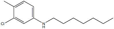 3-chloro-N-heptyl-4-methylaniline Structure