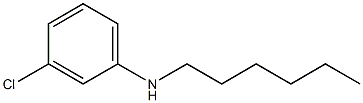 3-chloro-N-hexylaniline 化学構造式