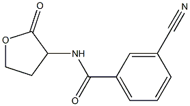 3-cyano-N-(2-oxooxolan-3-yl)benzamide|