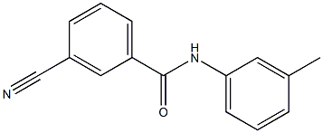 3-cyano-N-(3-methylphenyl)benzamide Structure