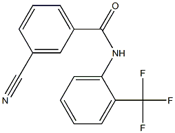 3-cyano-N-[2-(trifluoromethyl)phenyl]benzamide