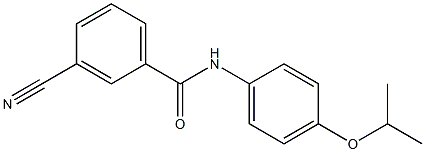 3-cyano-N-[4-(propan-2-yloxy)phenyl]benzamide