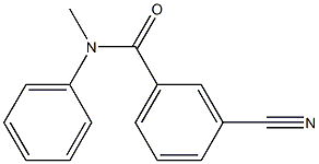 3-cyano-N-methyl-N-phenylbenzamide Struktur