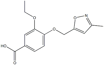 3-ethoxy-4-[(3-methyl-1,2-oxazol-5-yl)methoxy]benzoic acid