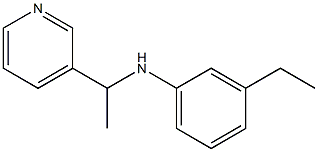 3-ethyl-N-[1-(pyridin-3-yl)ethyl]aniline Struktur