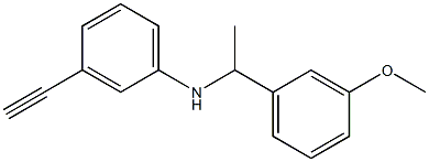 3-ethynyl-N-[1-(3-methoxyphenyl)ethyl]aniline