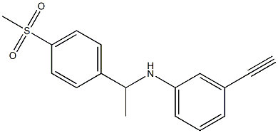 3-ethynyl-N-[1-(4-methanesulfonylphenyl)ethyl]aniline