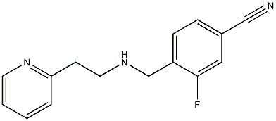 3-fluoro-4-({[2-(pyridin-2-yl)ethyl]amino}methyl)benzonitrile