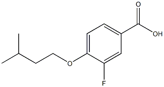 3-fluoro-4-(3-methylbutoxy)benzoic acid