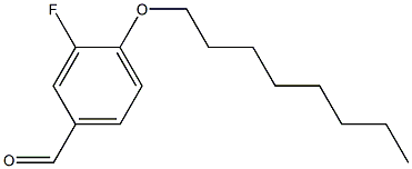 3-fluoro-4-(octyloxy)benzaldehyde Struktur