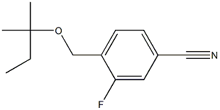 3-fluoro-4-{[(2-methylbutan-2-yl)oxy]methyl}benzonitrile