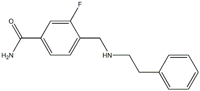 3-fluoro-4-{[(2-phenylethyl)amino]methyl}benzamide