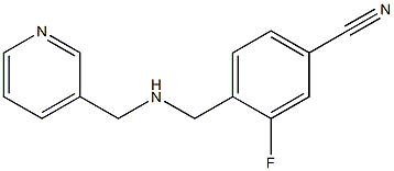 3-fluoro-4-{[(pyridin-3-ylmethyl)amino]methyl}benzonitrile|