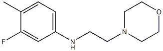 3-fluoro-4-methyl-N-[2-(morpholin-4-yl)ethyl]aniline Structure