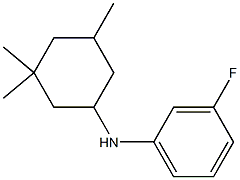 3-fluoro-N-(3,3,5-trimethylcyclohexyl)aniline 结构式