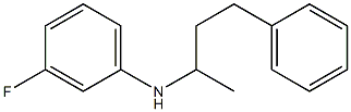 3-fluoro-N-(4-phenylbutan-2-yl)aniline 结构式