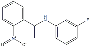 3-fluoro-N-[1-(2-nitrophenyl)ethyl]aniline