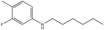3-fluoro-N-hexyl-4-methylaniline Structure
