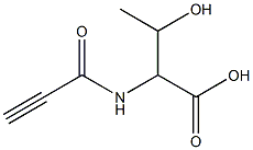 3-hydroxy-2-(propioloylamino)butanoic acid Structure