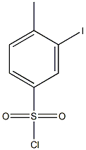 3-iodo-4-methylbenzenesulfonyl chloride,,结构式