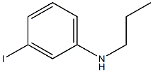 3-iodo-N-propylaniline 化学構造式