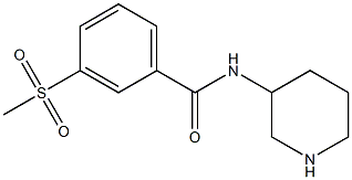 3-methanesulfonyl-N-(piperidin-3-yl)benzamide