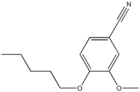 3-methoxy-4-(pentyloxy)benzonitrile Structure