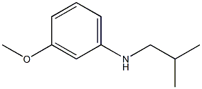 3-methoxy-N-(2-methylpropyl)aniline Structure