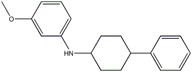3-methoxy-N-(4-phenylcyclohexyl)aniline 化学構造式