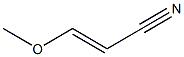 3-methoxyprop-2-enenitrile,,结构式