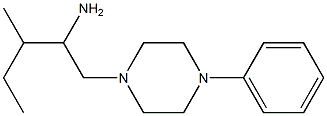 3-methyl-1-(4-phenylpiperazin-1-yl)pentan-2-amine|