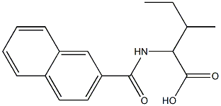 3-methyl-2-(2-naphthoylamino)pentanoic acid,,结构式