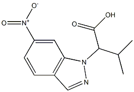 3-methyl-2-(6-nitro-1H-indazol-1-yl)butanoic acid