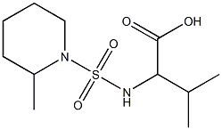  3-methyl-2-{[(2-methylpiperidine-1-)sulfonyl]amino}butanoic acid