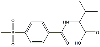  3-methyl-2-{[4-(methylsulfonyl)benzoyl]amino}butanoic acid