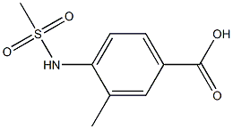  3-甲基-4-(甲基磺酰基氨基)苯甲酸