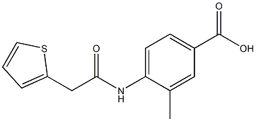 3-methyl-4-[(thien-2-ylacetyl)amino]benzoic acid