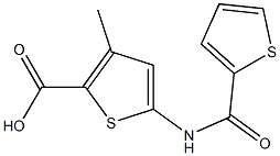  3-methyl-5-[(thien-2-ylcarbonyl)amino]thiophene-2-carboxylic acid