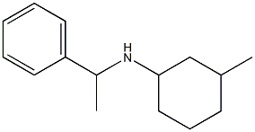 3-methyl-N-(1-phenylethyl)cyclohexan-1-amine|