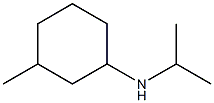 3-methyl-N-(propan-2-yl)cyclohexan-1-amine,,结构式