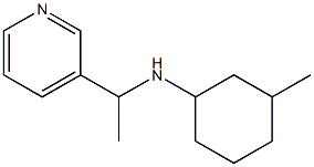 3-methyl-N-[1-(pyridin-3-yl)ethyl]cyclohexan-1-amine Structure