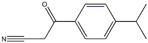 3-oxo-3-[4-(propan-2-yl)phenyl]propanenitrile