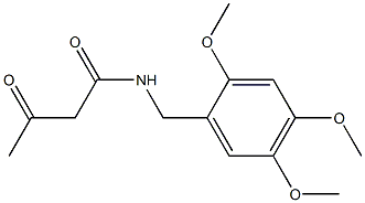  3-oxo-N-[(2,4,5-trimethoxyphenyl)methyl]butanamide