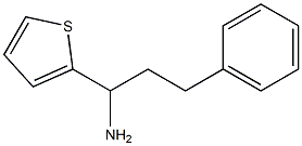 3-phenyl-1-(thiophen-2-yl)propan-1-amine 结构式
