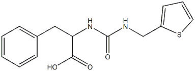 3-phenyl-2-{[(thiophen-2-ylmethyl)carbamoyl]amino}propanoic acid