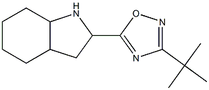 3-tert-butyl-5-(octahydro-1H-indol-2-yl)-1,2,4-oxadiazole 结构式