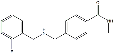 4-({[(2-fluorophenyl)methyl]amino}methyl)-N-methylbenzamide